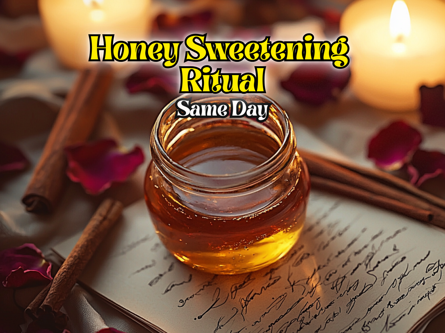 HONEY SWEETENING RITUAL | Digital Ritual Service, Digital PDF Email Delivery